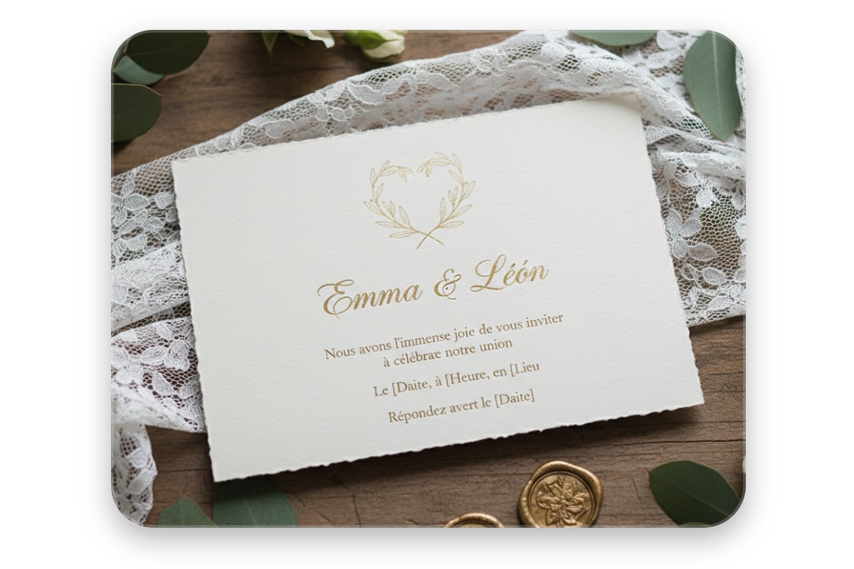 Créer un faire part de mariage gratuitement pour impressionner les invités