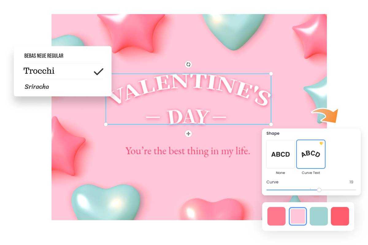 Cartão Dia dos Namorados: Criar cartões de São Valentim online