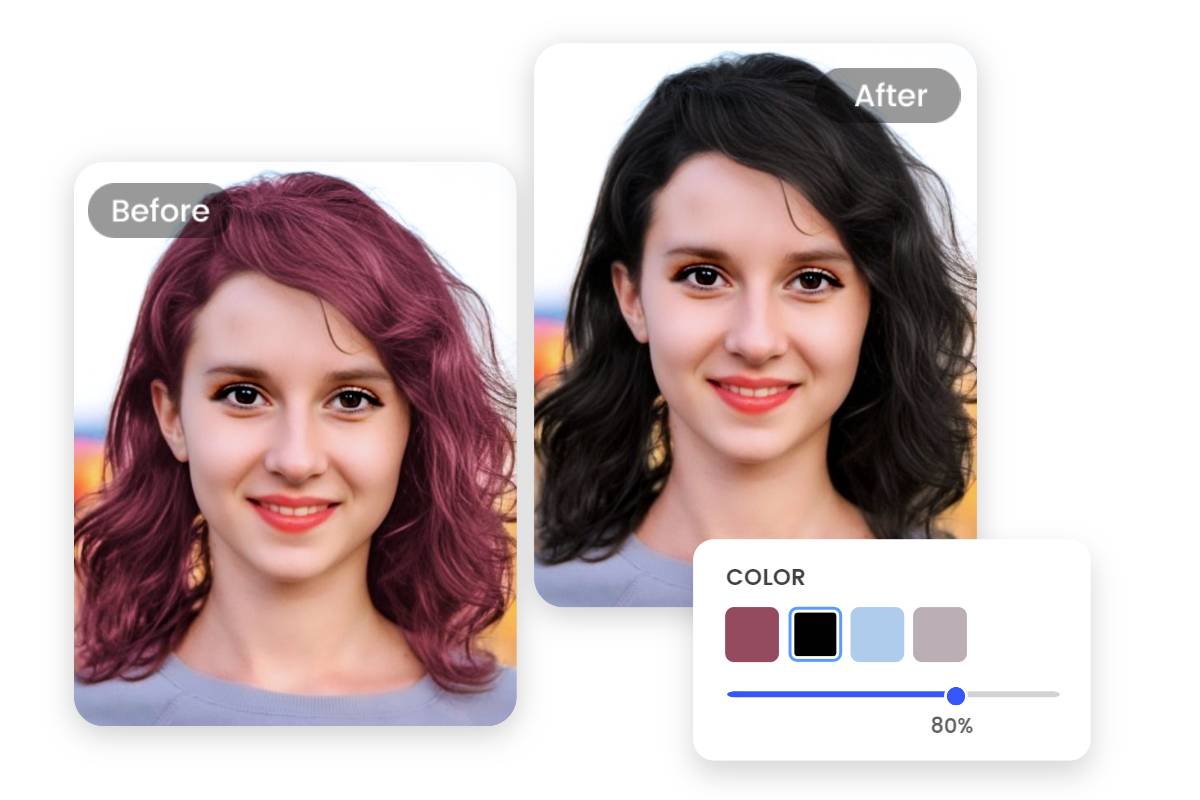 Hair Color Filter 