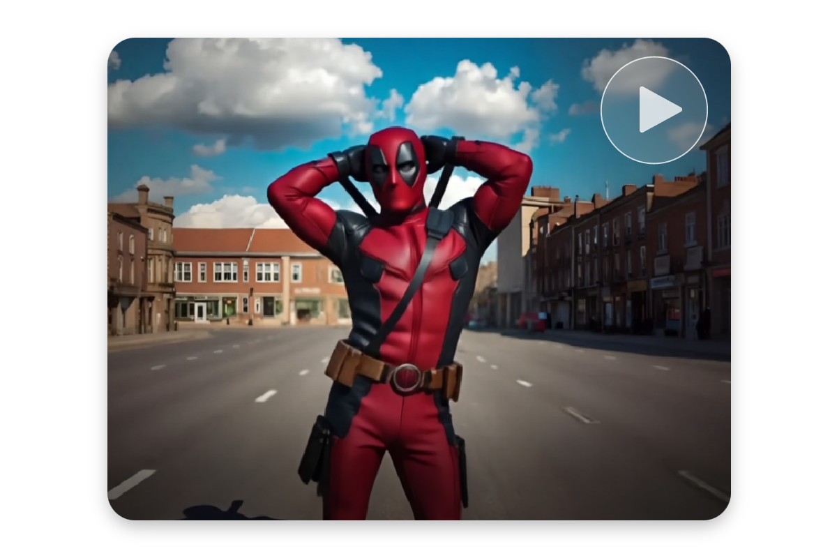 Deadpool sway dance effect