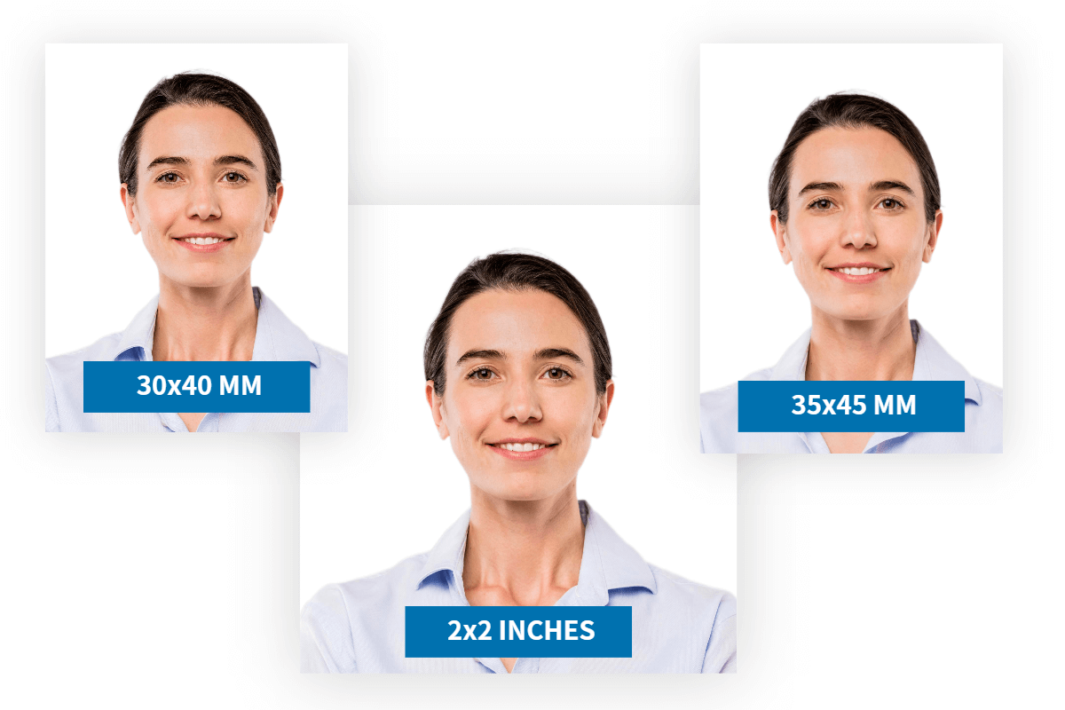 Different Id Photo Sizes In Fotor 