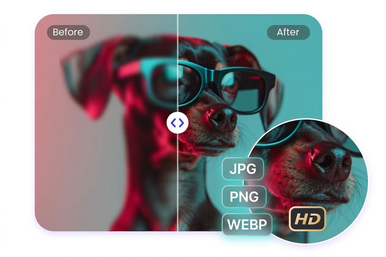 Divers formats pris en charge pour convertir image en HD