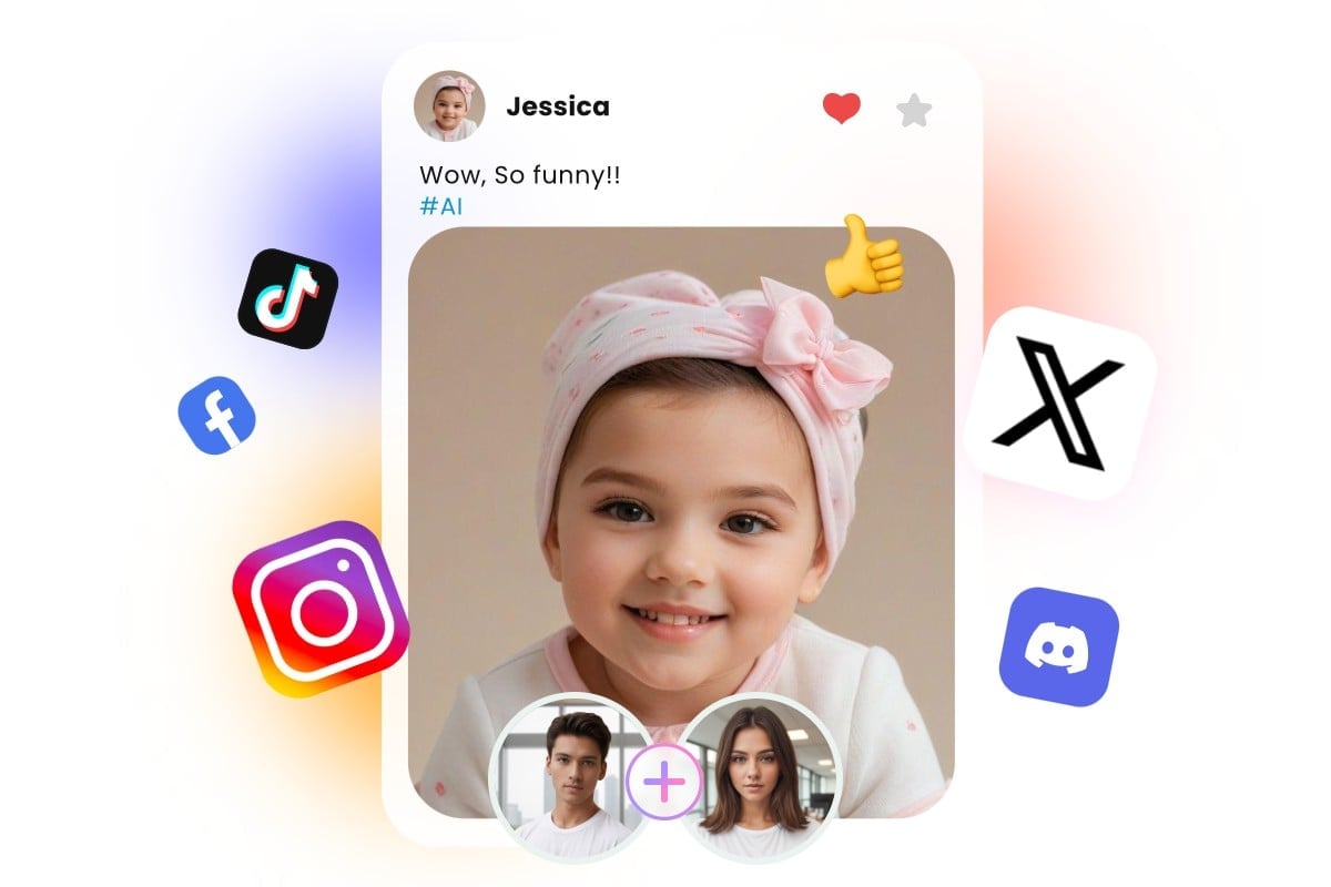 Télécharger des photos réalistes de visage de bébé en haute qualité à partager sur les réseaux sociaux