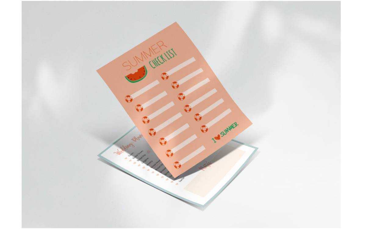 imprimer ou partager facilement votre checklist de haute qualité