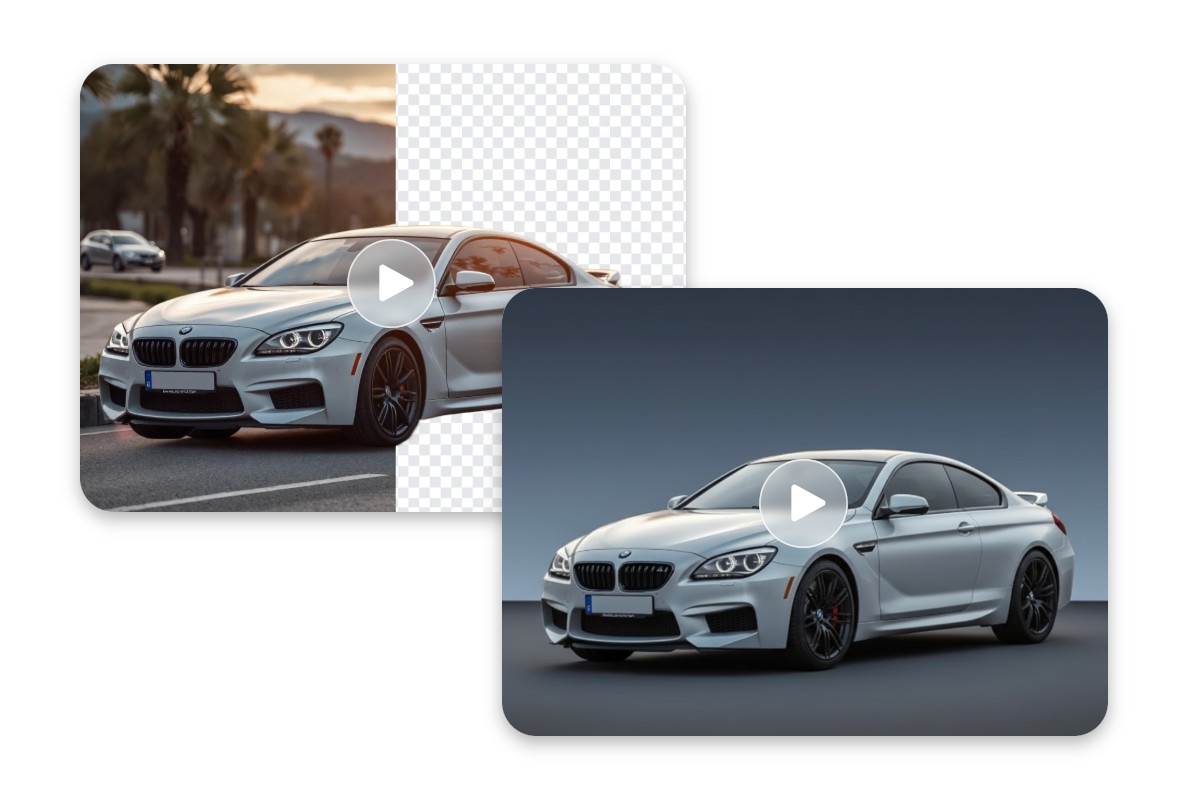 Easily edit the car video mockup with AI image editor