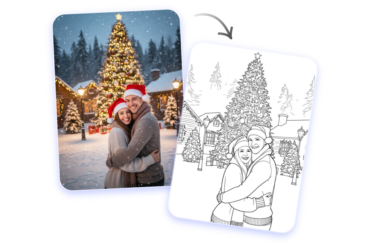 Erstellen Sie Malvorlagen aus Fotos