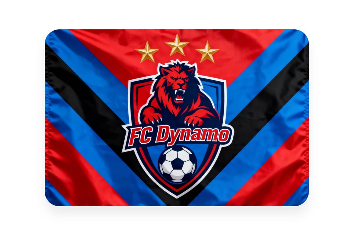 Faire un drapeau pour club sportif