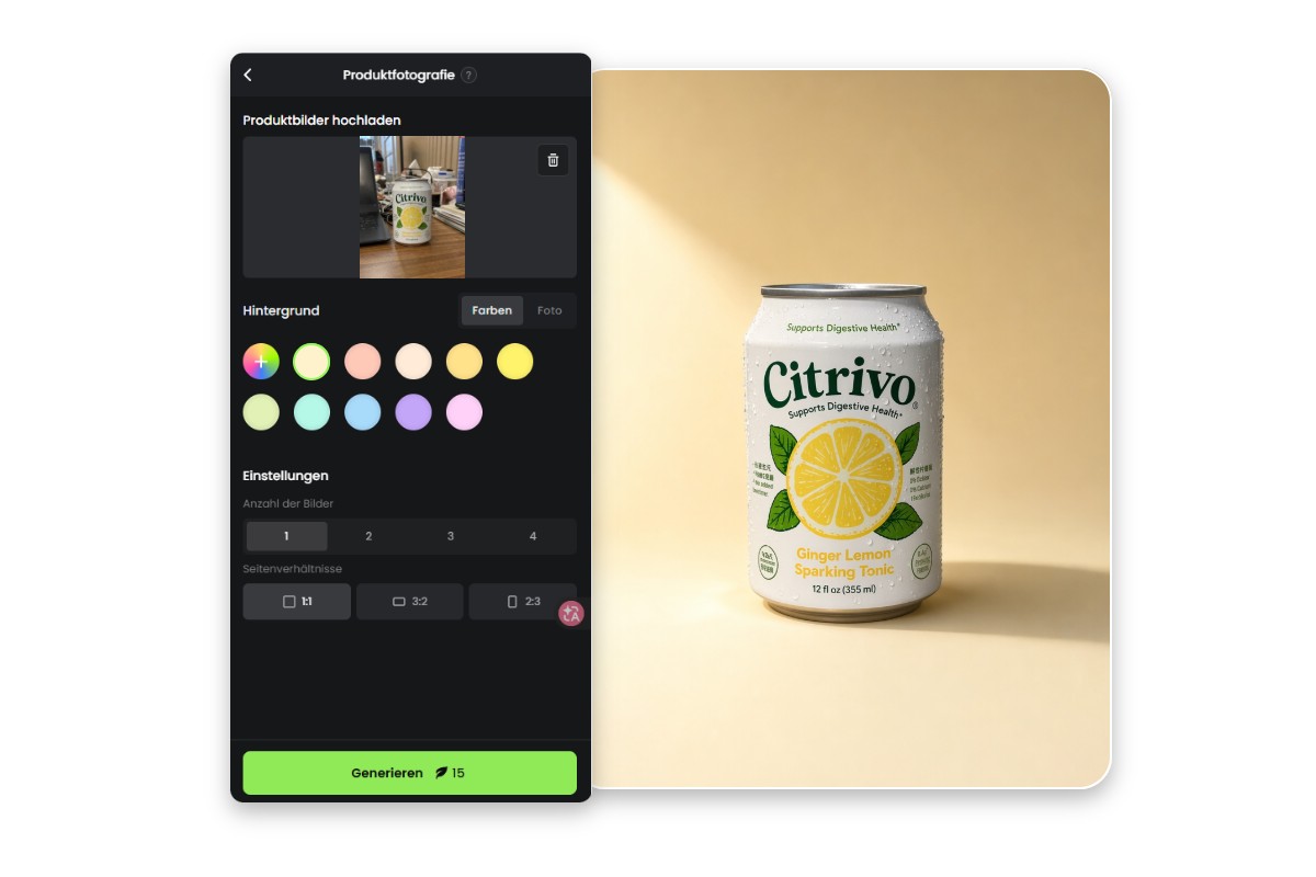 Flexible App fuer jederzeit und ueberalle Bildgenerierung