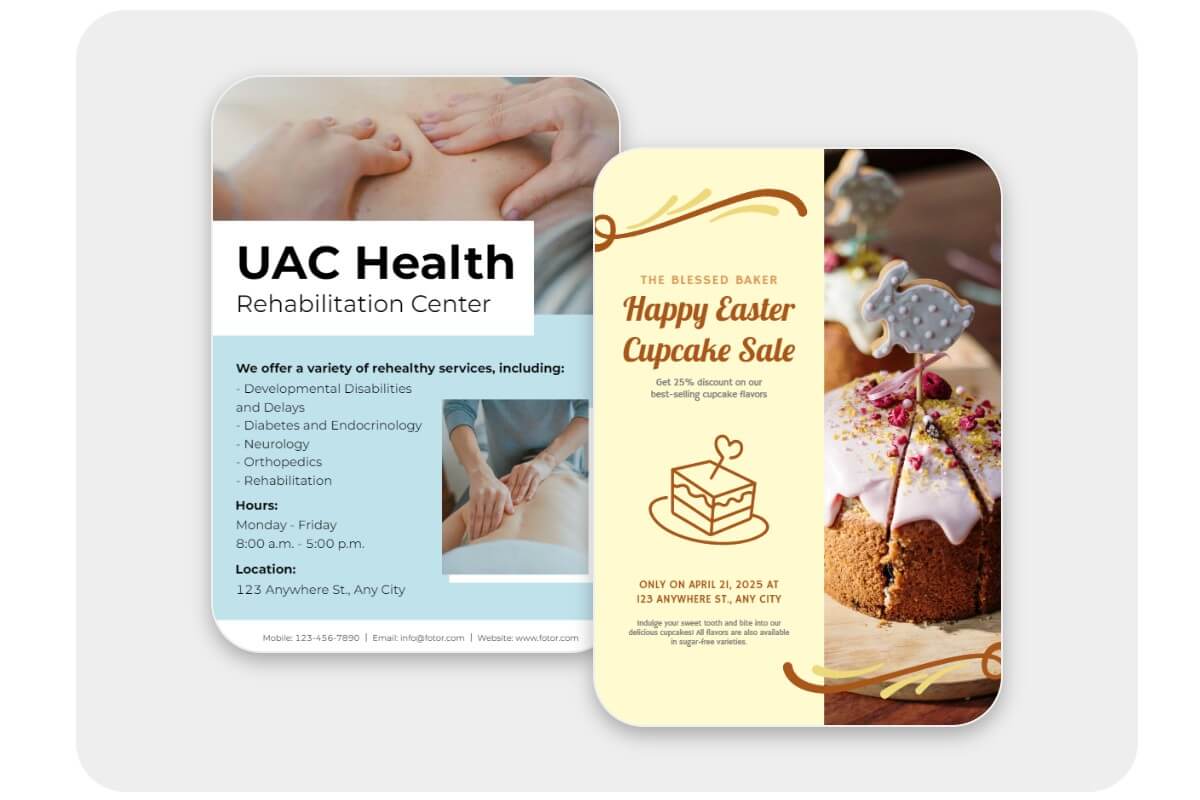 フライヤー・グラフィック・デザイン