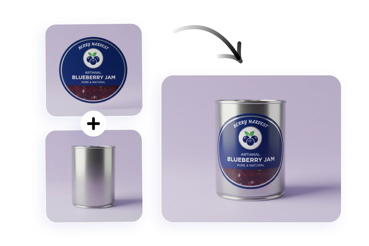 Fotor AI packaging design AI 3 D mockup