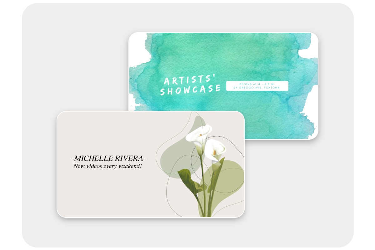 Fotor aesthetic youtube banner templates