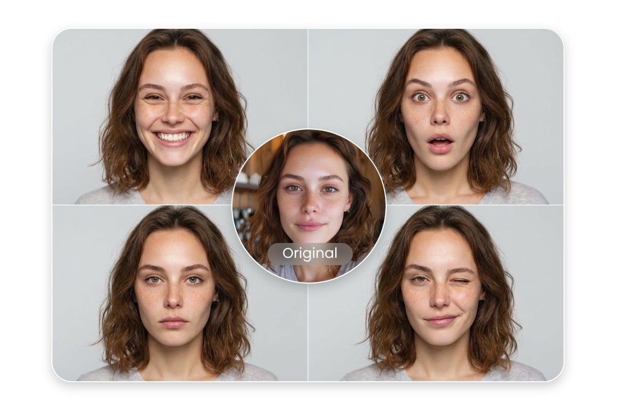 Fotor facial expression changer with multiple expression options