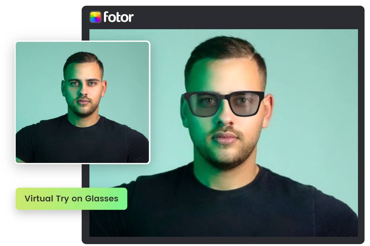 Add Glasses to Photo With AI Online in Seconds for Free Fotor