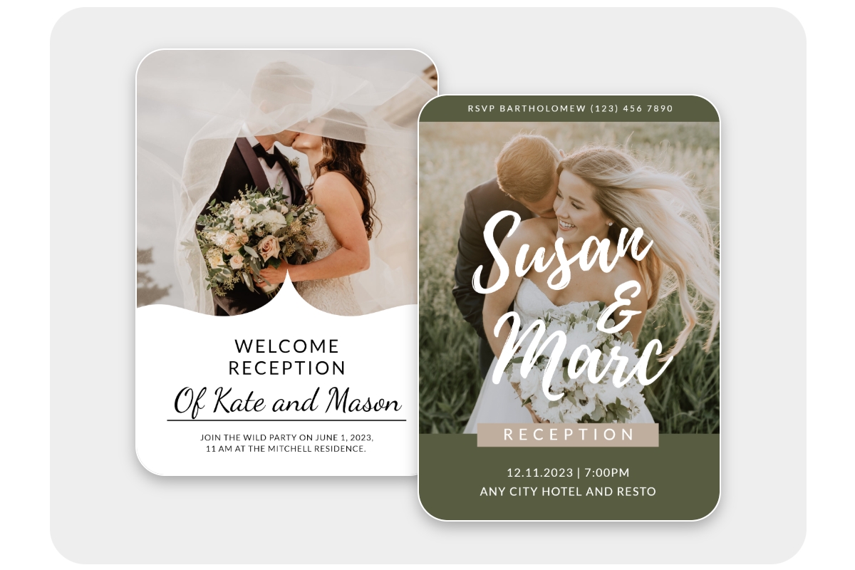 Fotor wedding invitation templates