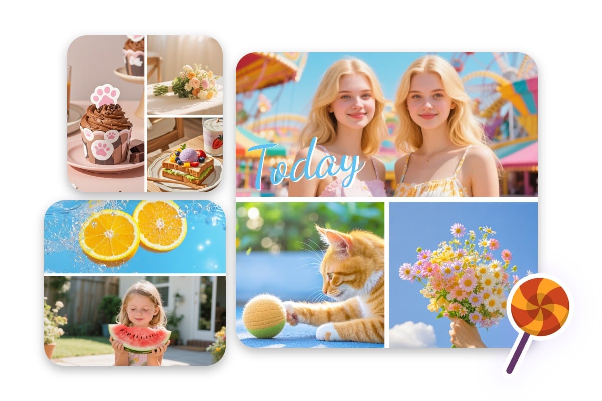 Fotor 有豐富的照片網格和版型讓你選擇