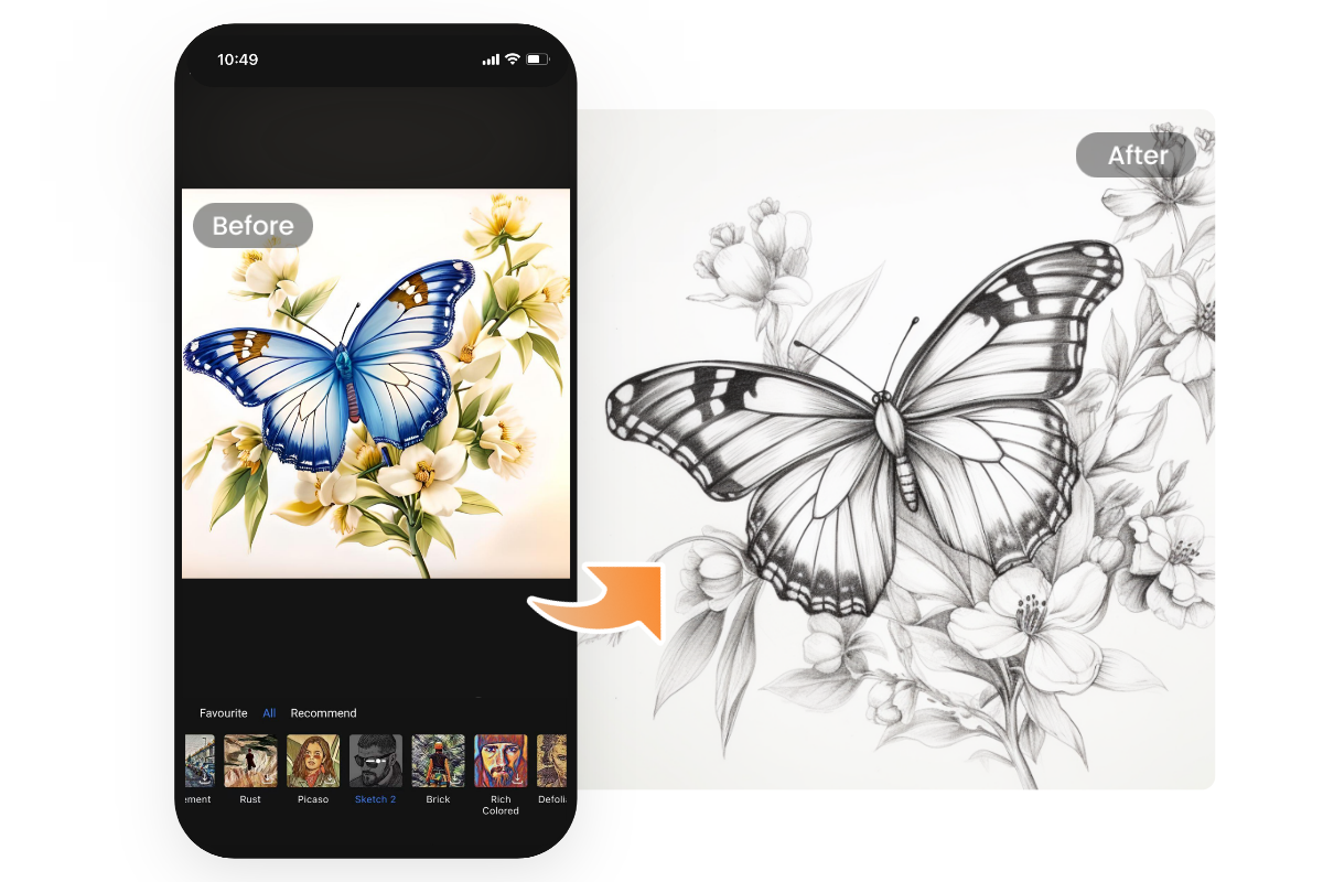 Free stencil maker convert images to stencils fotor