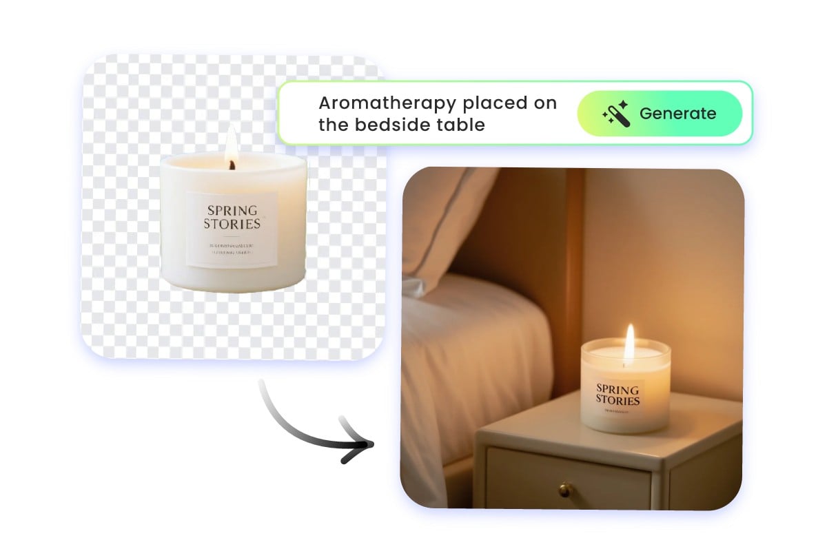 Fully Customizable Backgrounds Based on Prompts