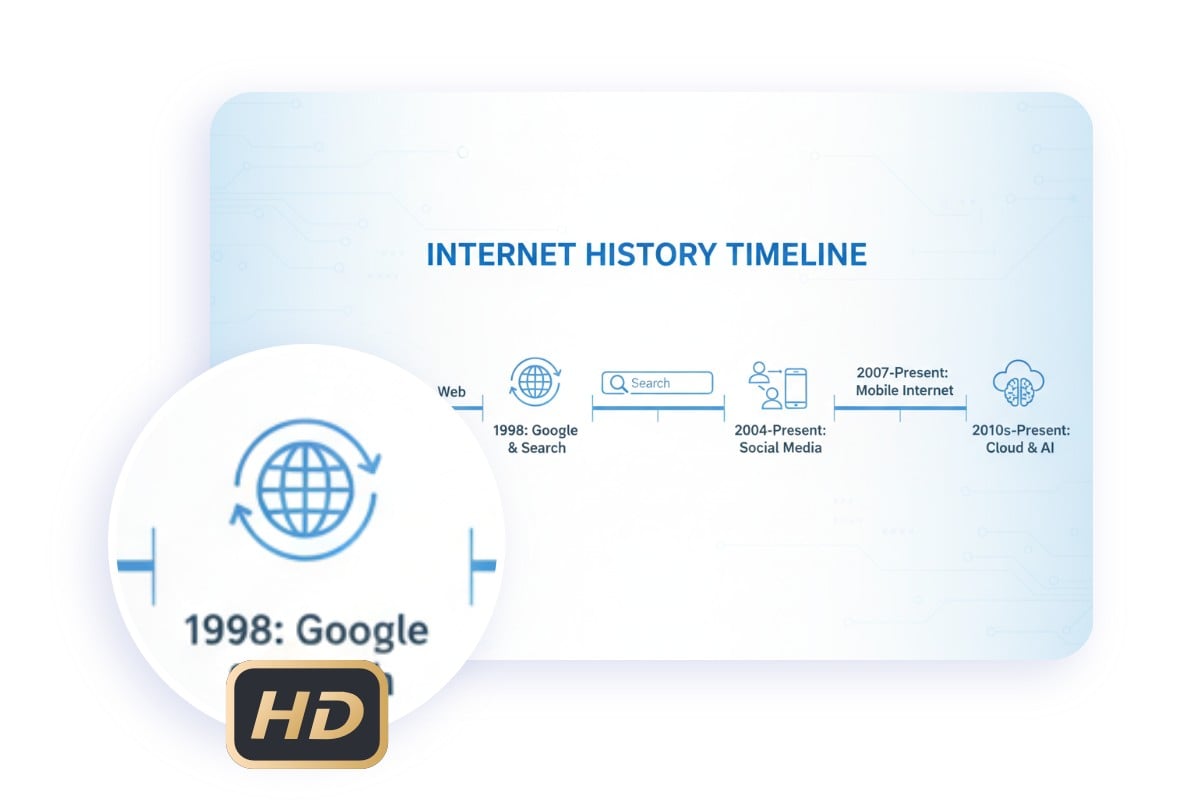 Generate HD timeline images with AI