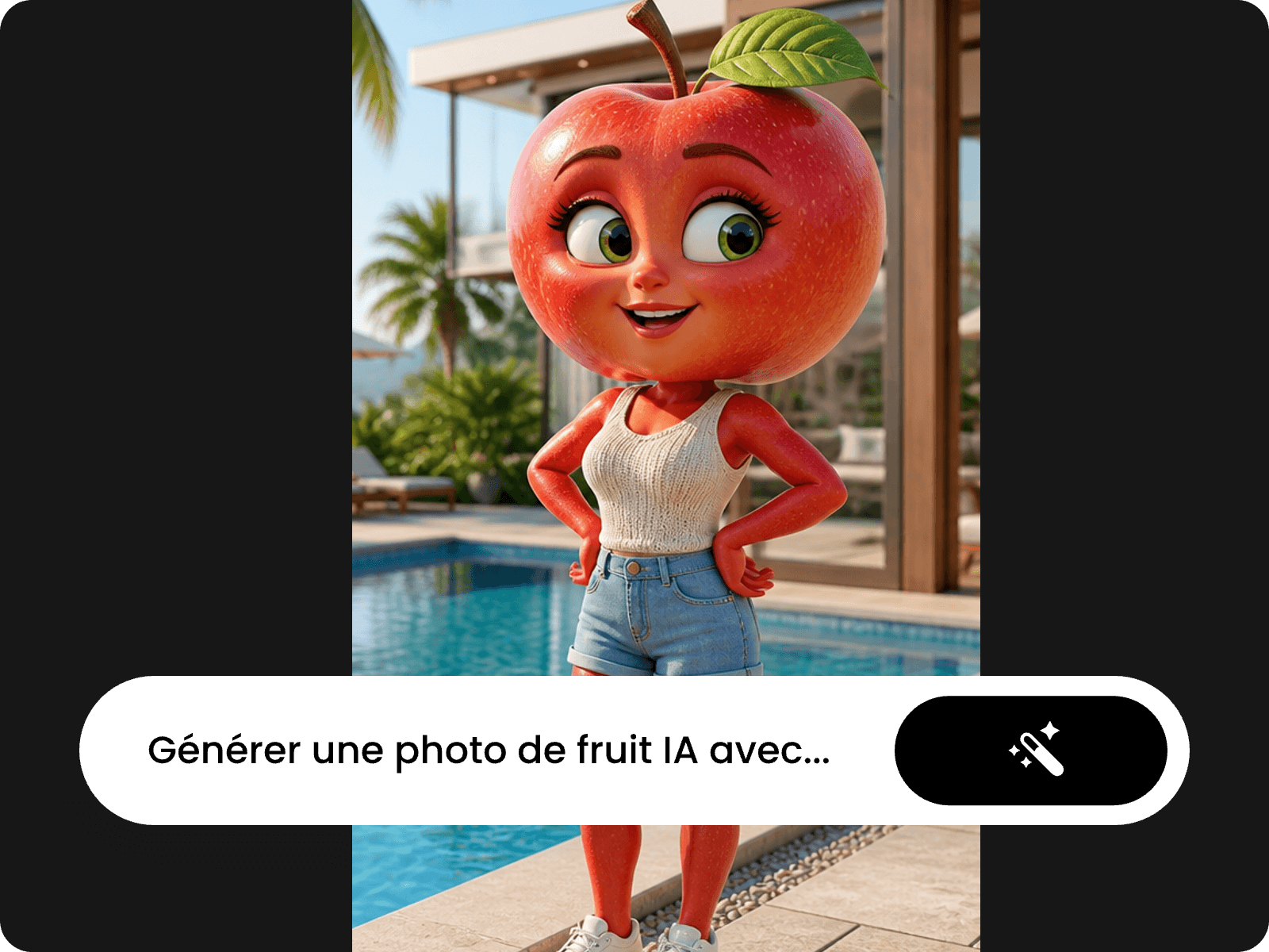 Générer une image de personnage fruit avec l IA