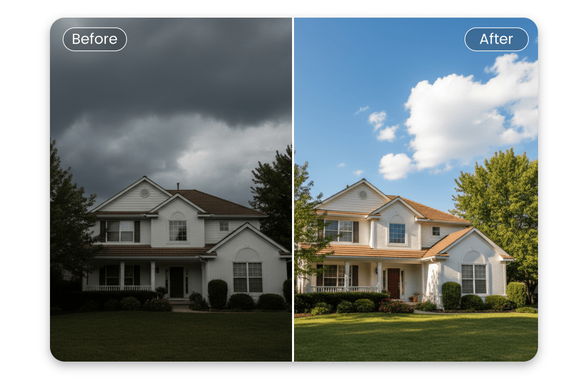 Hintergrund eines Immobilen andern