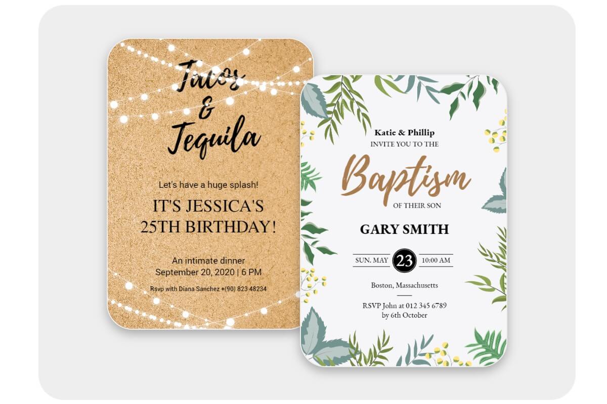 招待状デザイン