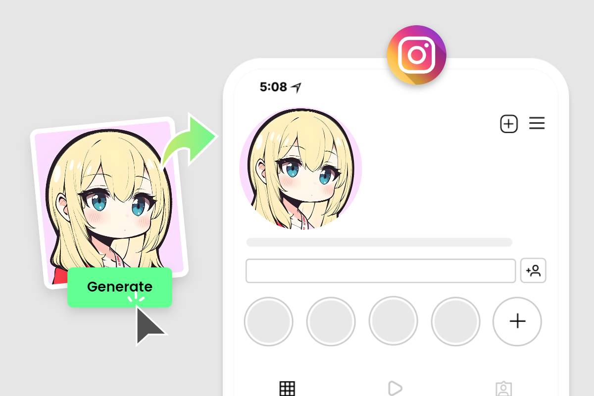 create cute chibi cool anime profile picture from you