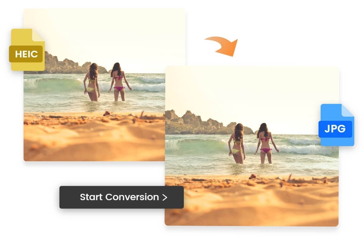 Konversi file HEIC ke JPG dengan konverter Fotors HEIC ke JPG