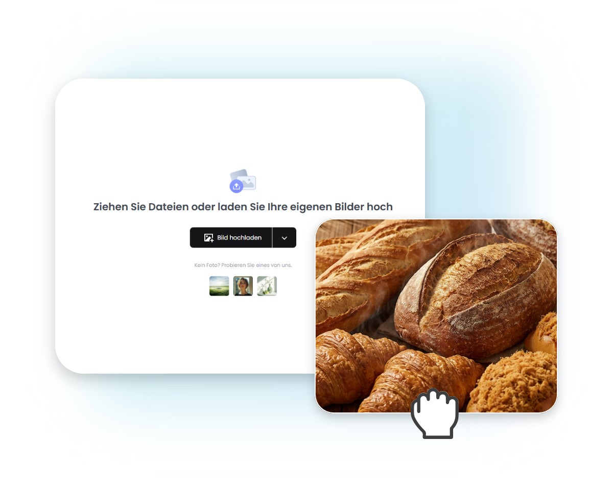 Lade das Hintergrundbild in Fotor hoch