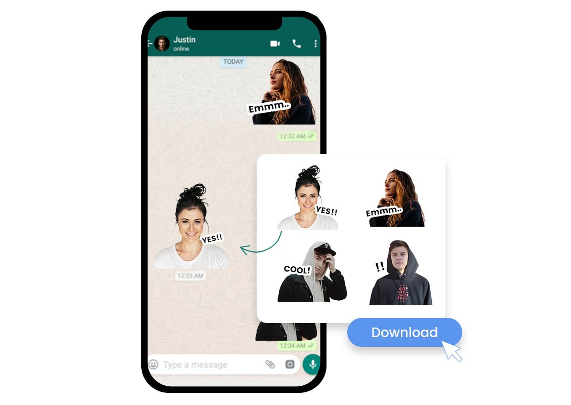 WhatsApp-Sticker online in wenigen Minuten kostenlos erstellen
