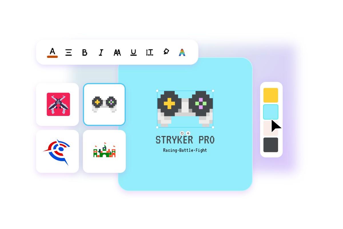 Make a custom gaming logo effortlessly