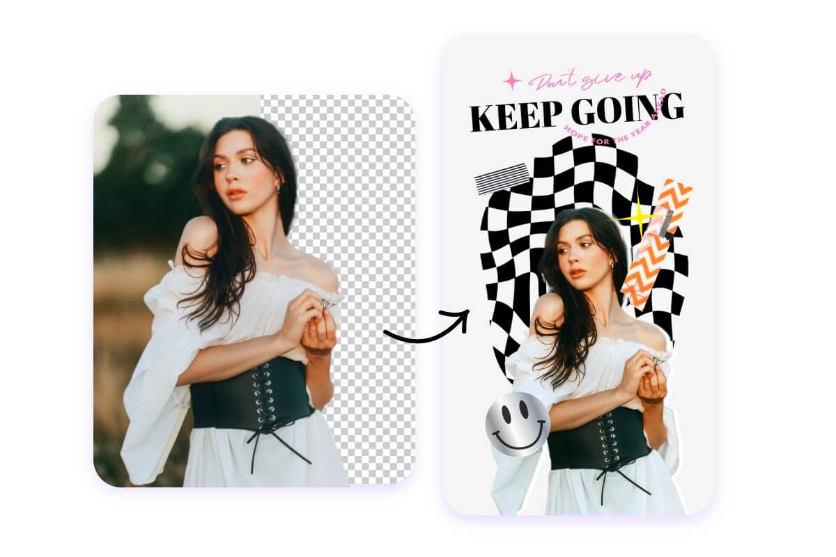 写真から壁紙を作る