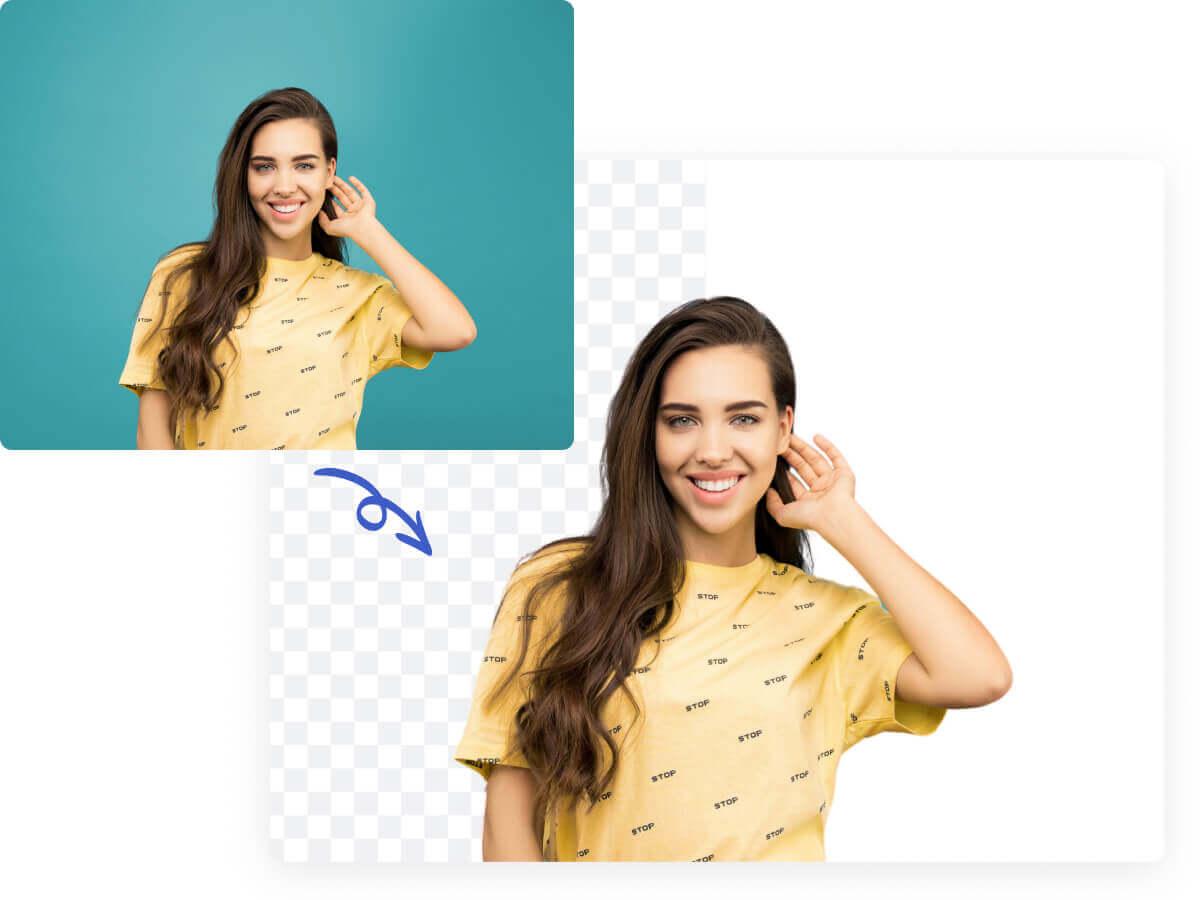 Create clean images with Make white background image online Using image editing tools