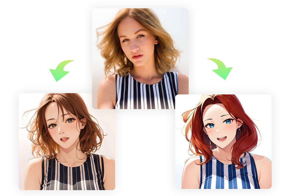So I found this site that lets you make anime-style avatars, so I
