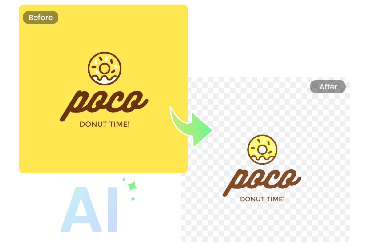 Remove Background From Logo Online in 1 Click for Free | Fotor