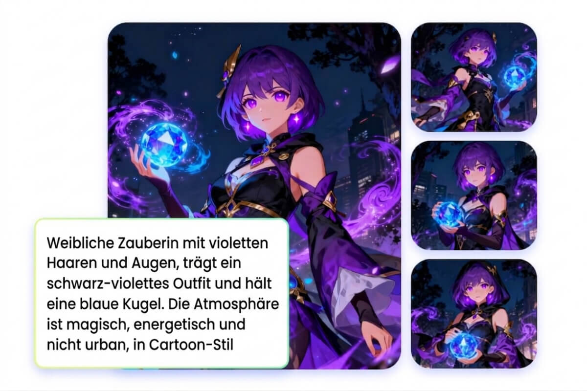 Neue Bilder erstellen mit dem KI Bildbeschreibung