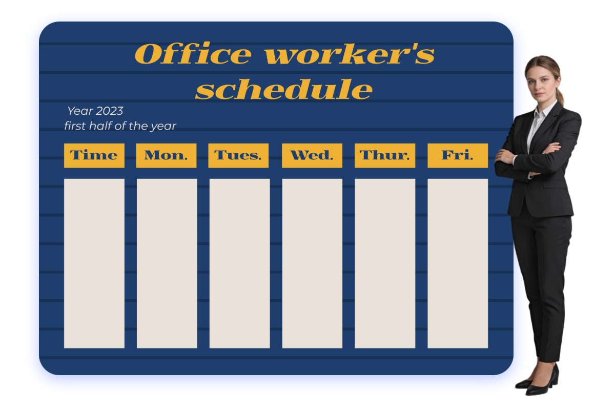Optimiser votre travail avec lemploi du temps de la semaine à remplir