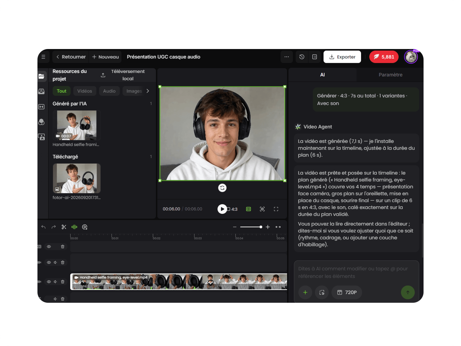 Personnaliser et monter votre vidéo