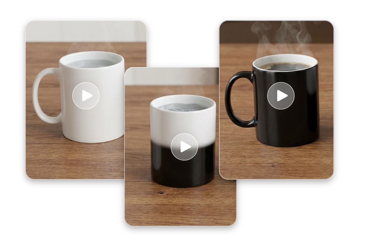 Present new product ideas on video mockups