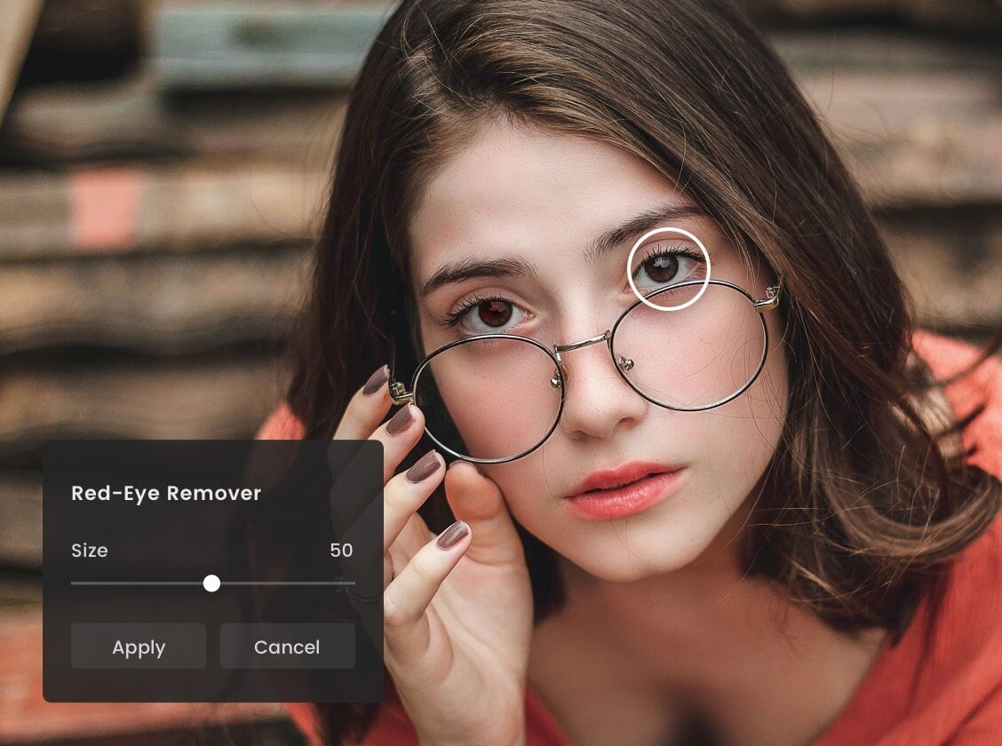 Red Eye Remover Fix Red Eye In Photos Online For Free Fotor Photo Editor 