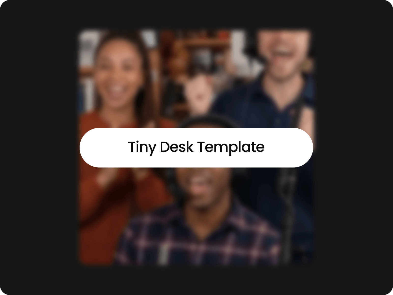 Select Fotors Tiny Desk video preset
