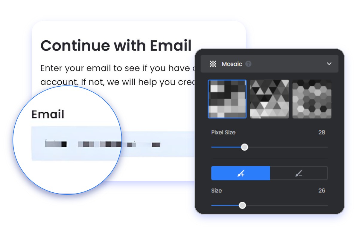 Sensible Informationen im Screenshot mit Fotor unkenntlich machen