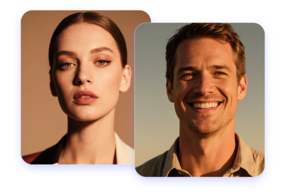 Set the gender of your ai human you can create woman or man