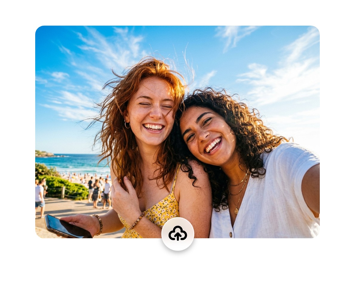Step one upload your image to Fotor free PNG maker