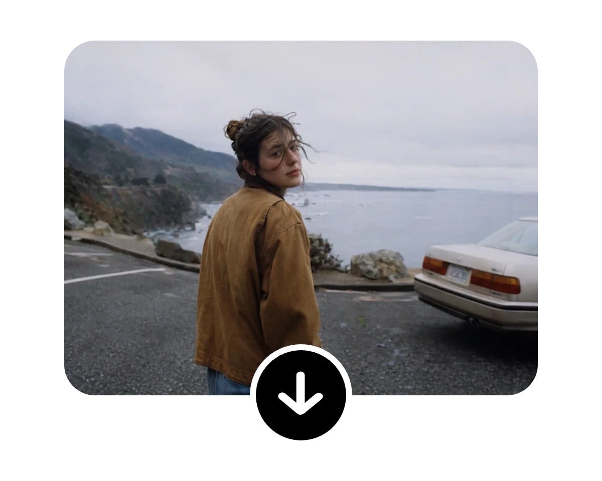 Step four Download the AI female portrait generated by GPT Image 2 model