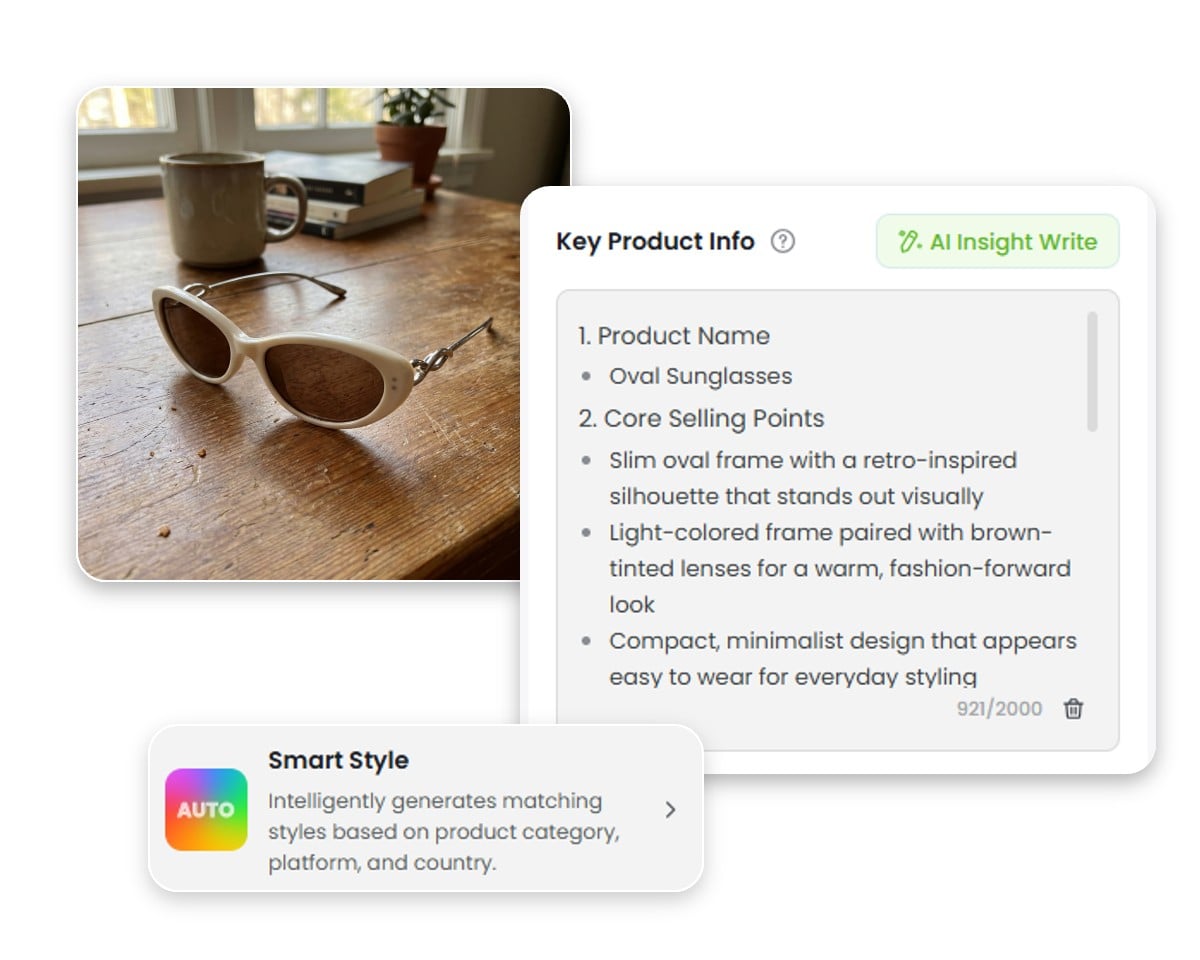 Step two adjust generation settings and choose image styles