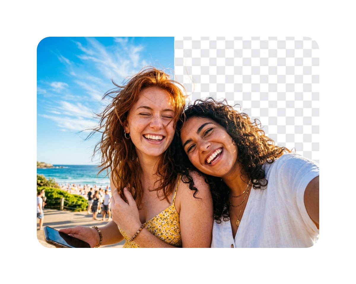 Step two convert JPG into transparent PNG