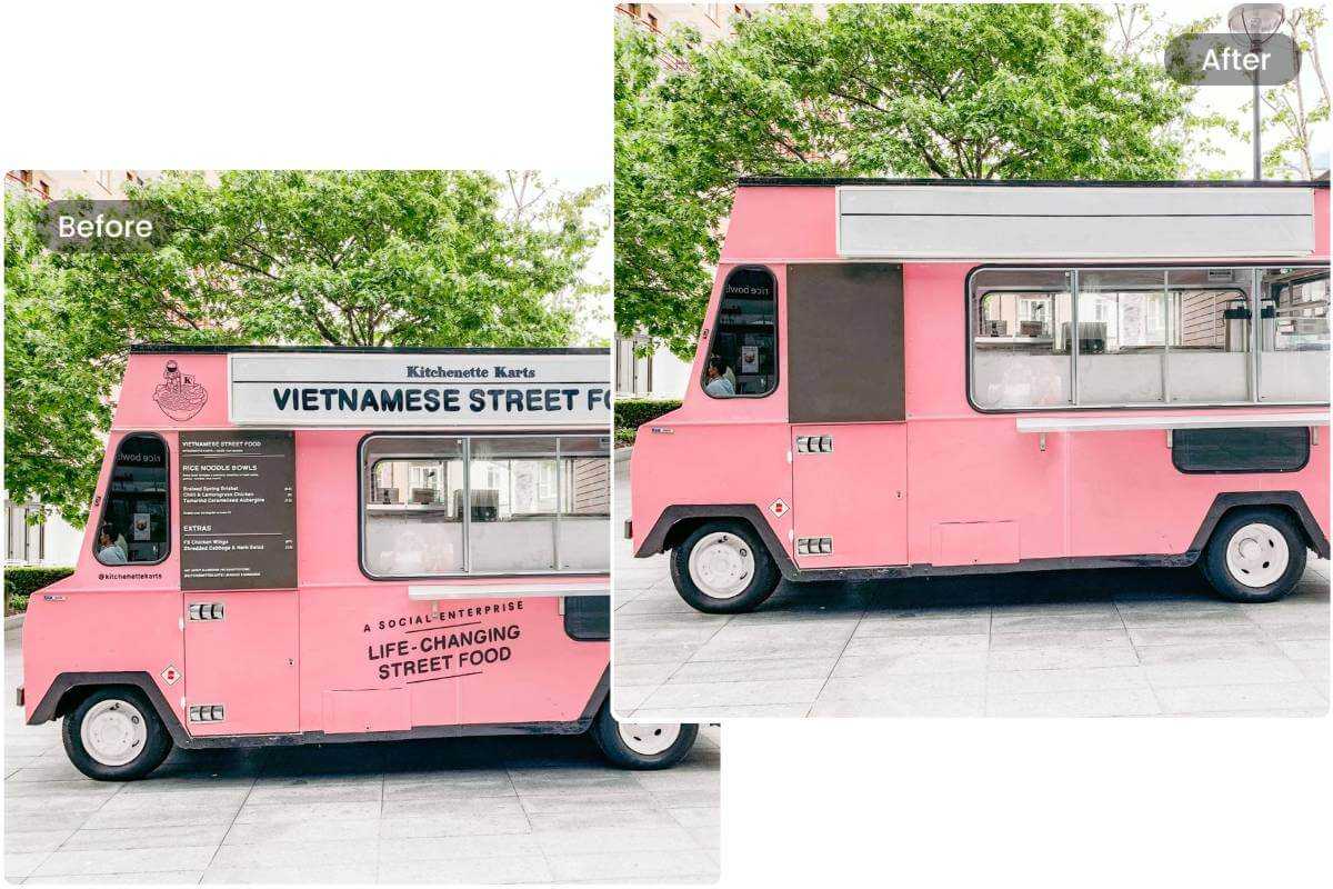 Supprimez rapidement le texte sur une image avec loutil de suppression dobjet de Fotor