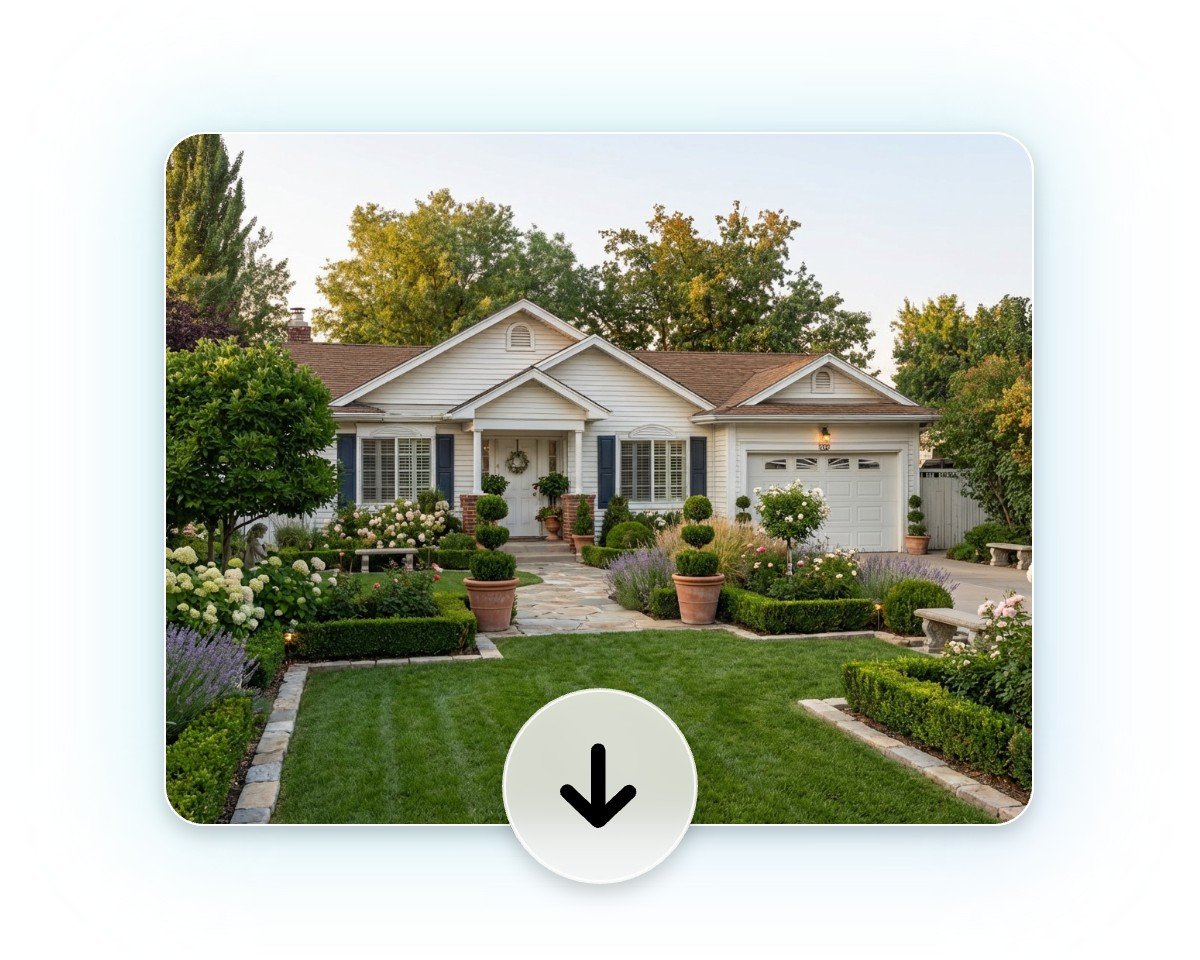 Créer un aménagement de jardin extérieur avec l'IA | Fotor