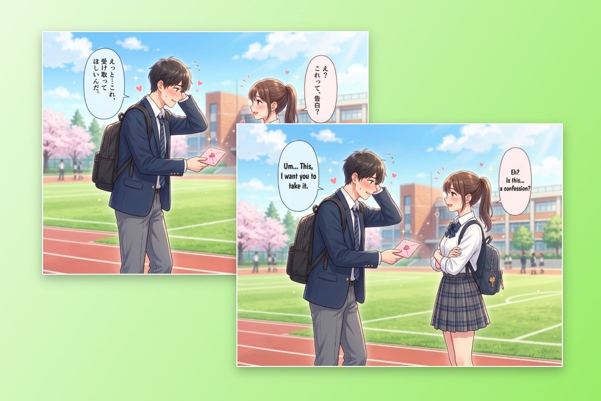 Translate Japanese comics with Fotor free AI image translator