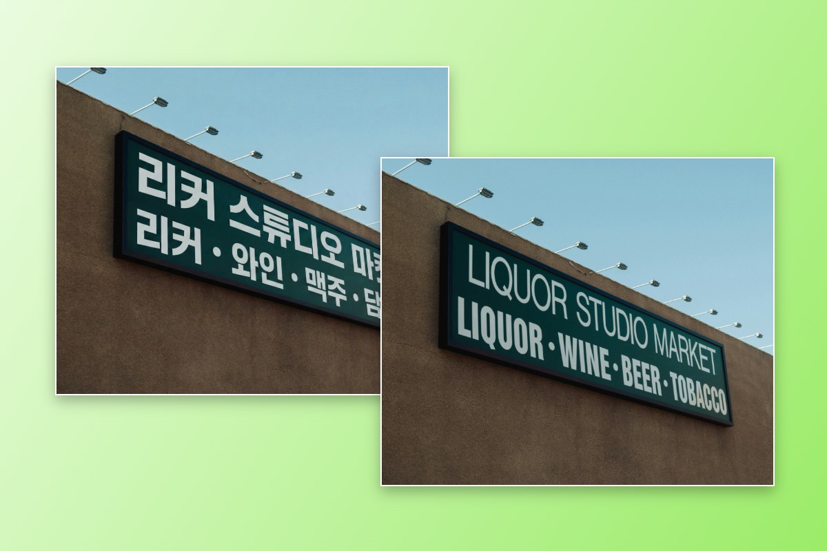 Translate travel sign with Fotor AI image translator